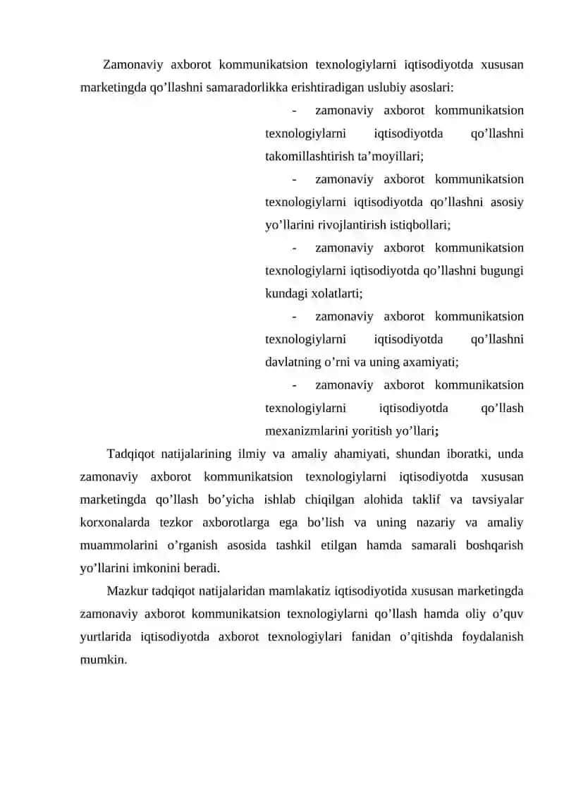 Zamonaviy axborot kommunikatsion texnologiyalardan foydalanish xususiyatlari 4