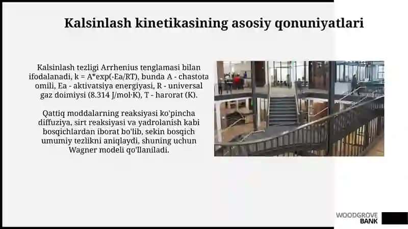 Oxaktosh kuydirish bo’limining nazariy asoslari 4