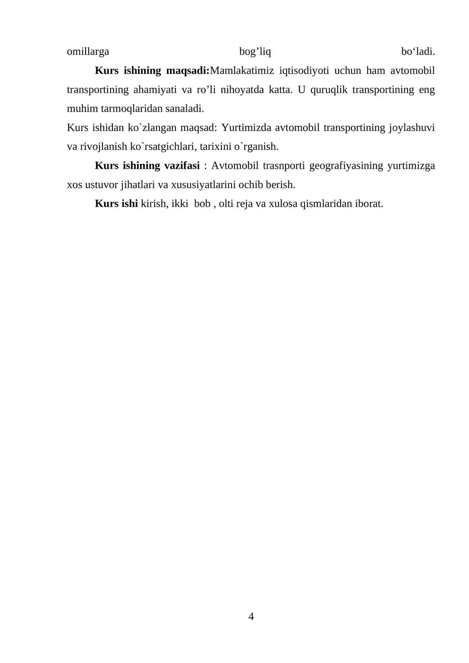 O'zbekiston avtomobil yo'llarining geografiyasi 4