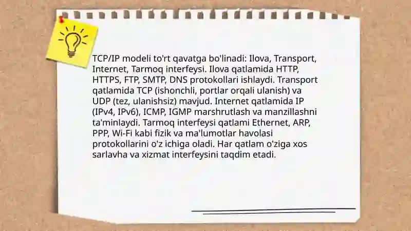 Internet tarmogi va uning tashkil etilishi 4