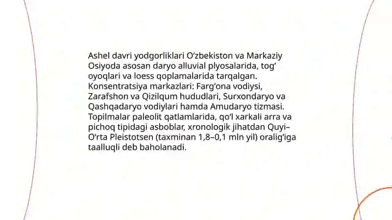 Ashel davri arxeologik yodgorliklari 4