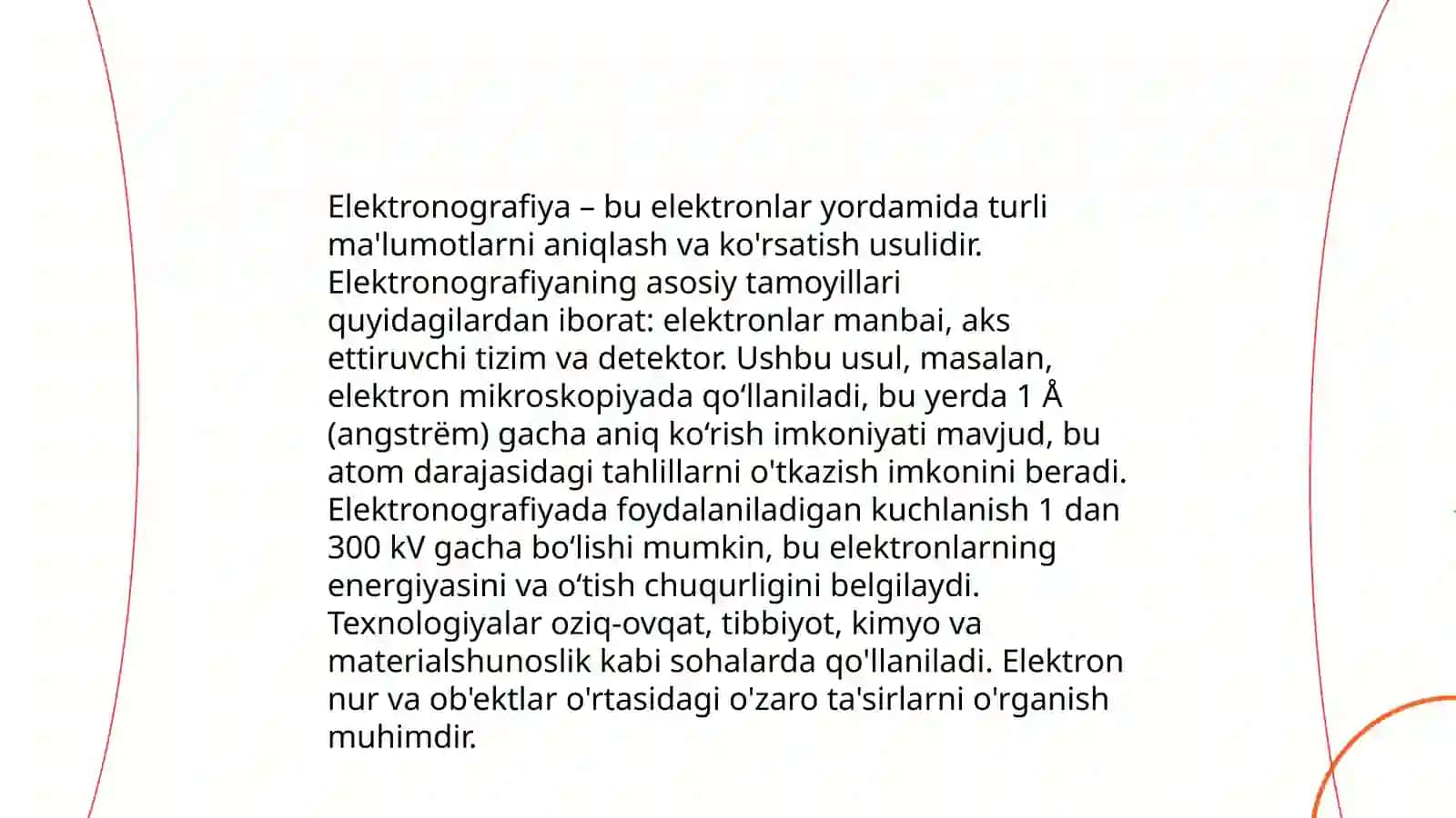 Rentgenografiya elektronografiya neytronografiya usullari 4