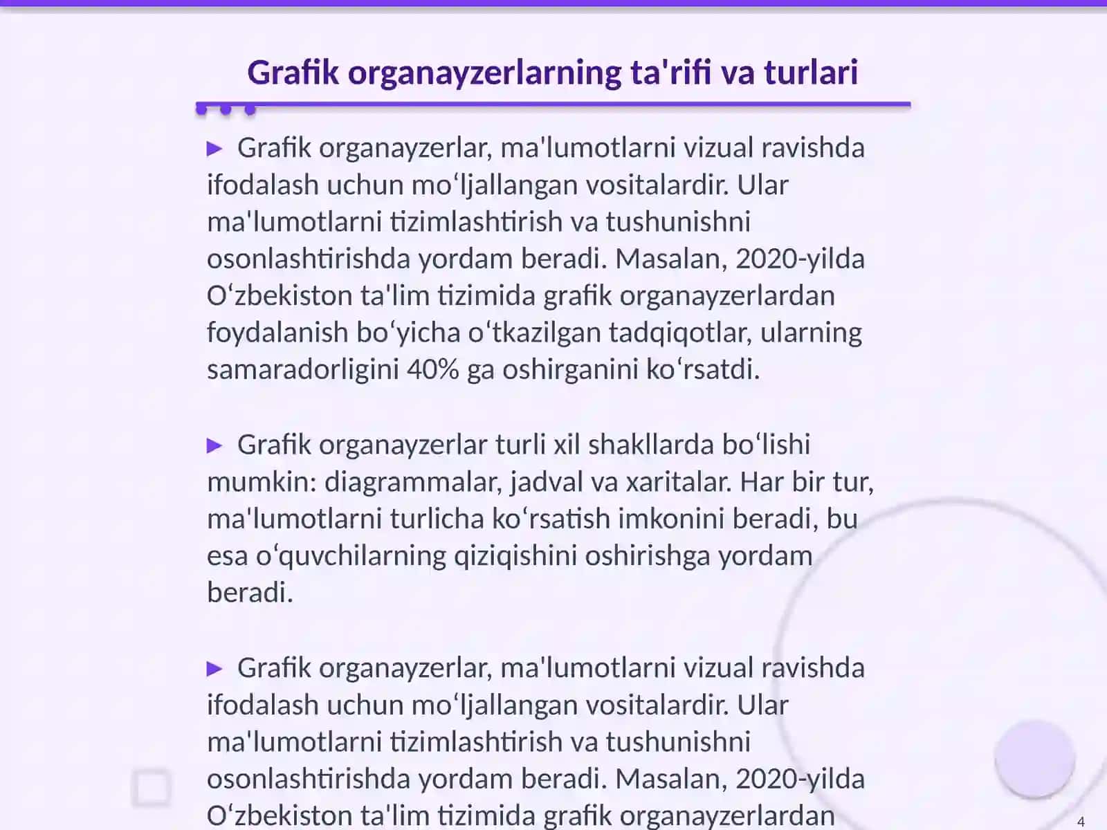 Suzish usullar texnikasini o‘rgatish 4