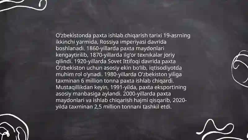 Sovet Ittifoqida paxta yetishtirish siyosati 4