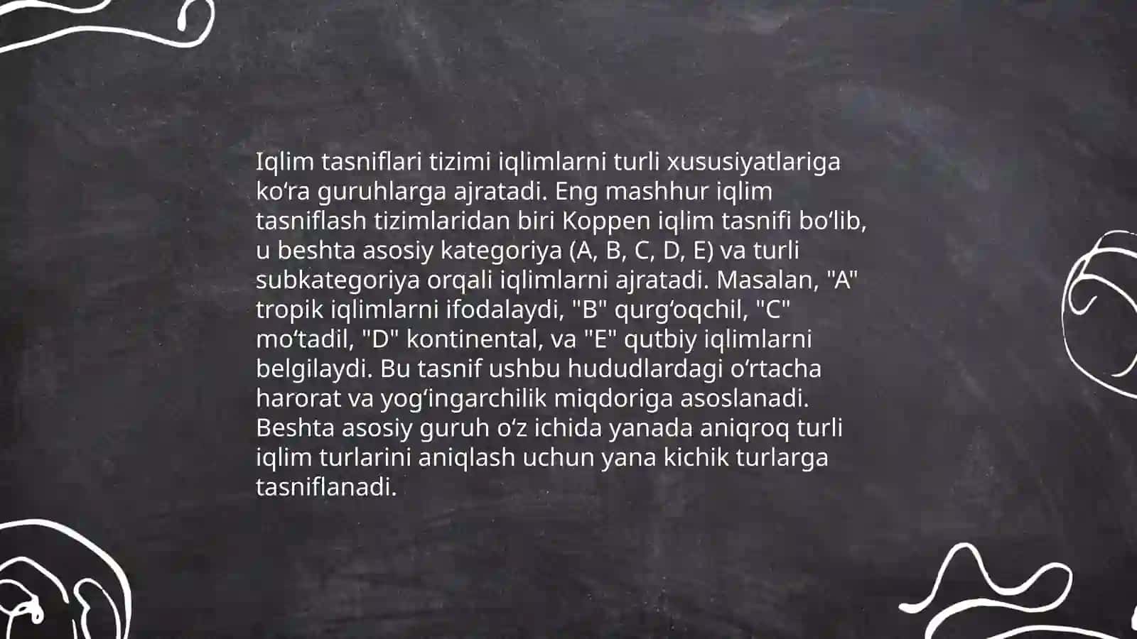 İqlimning tasniflari 4