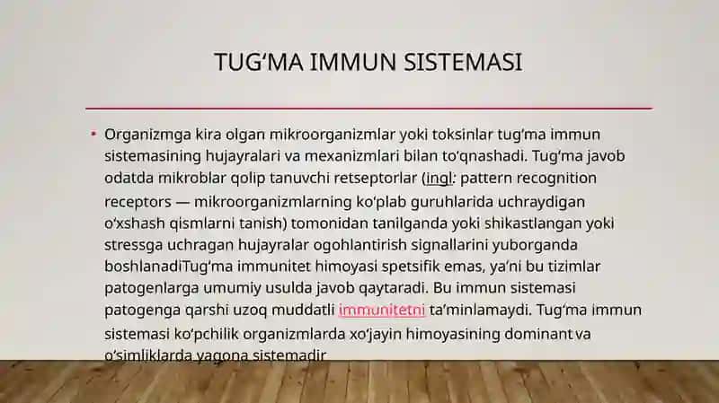 Qaytalovchi infeksiya va immunodefitsit holat 4
