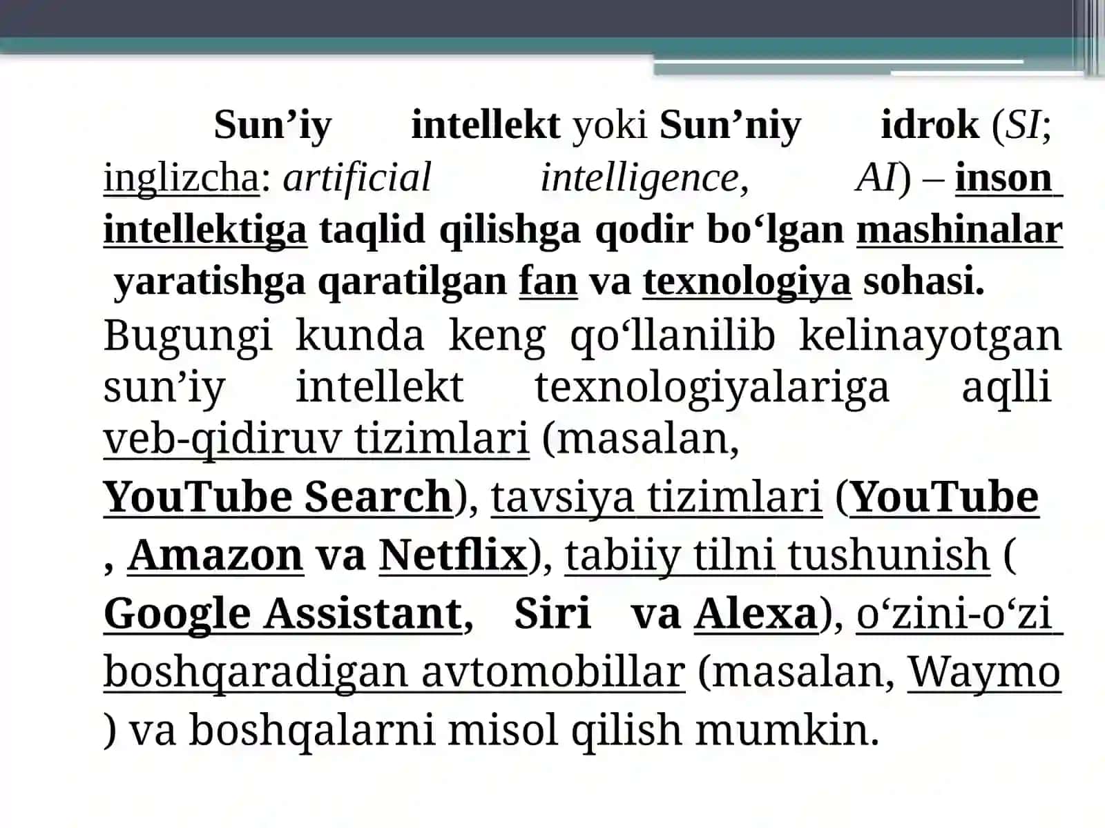 Ta'limda sun'iy intellekt: muammo va istiqbollar 4