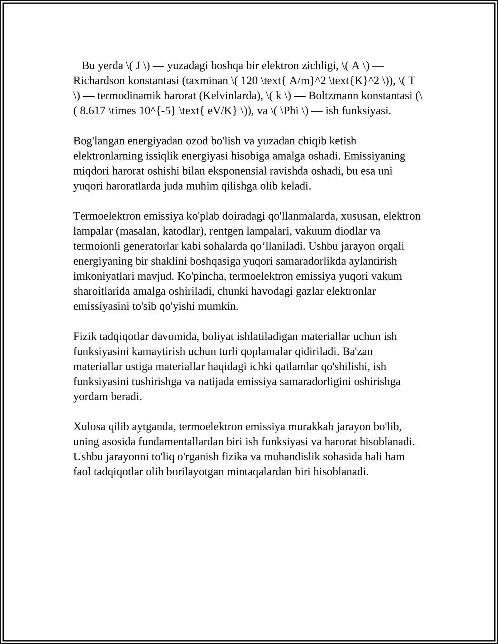 TERMOELEKTRON EMISSIYA 4