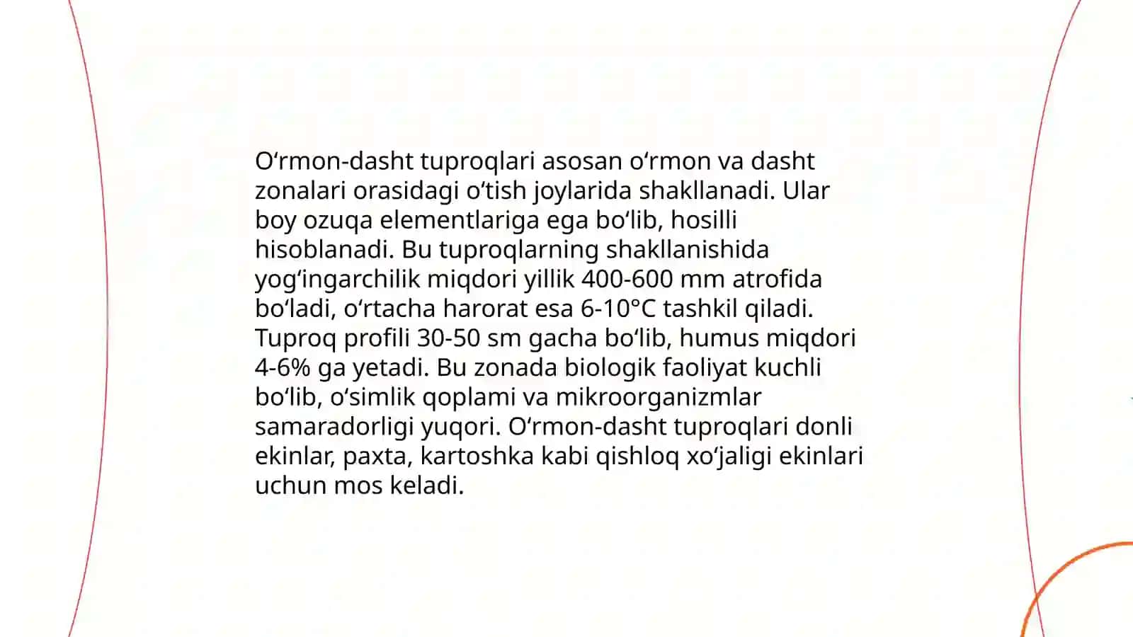 Oʻrmon va oʻrmon dasht tuproqlari 4