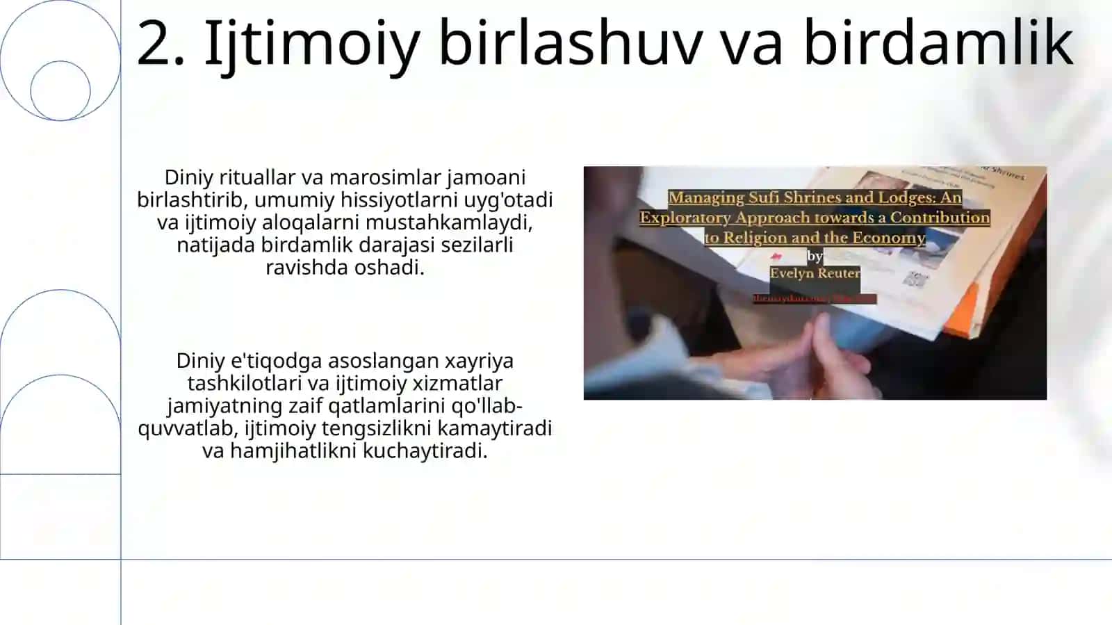 Dinining ijtimoiy madaniyat xodisasifatidagi ahamiyati 4