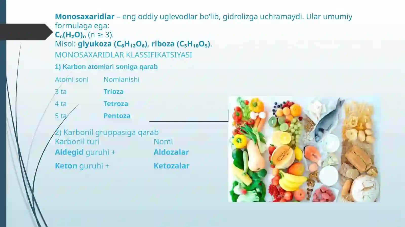 Uglevodlar.Monosaxaridlar Tuzilishi va Hossalari 4