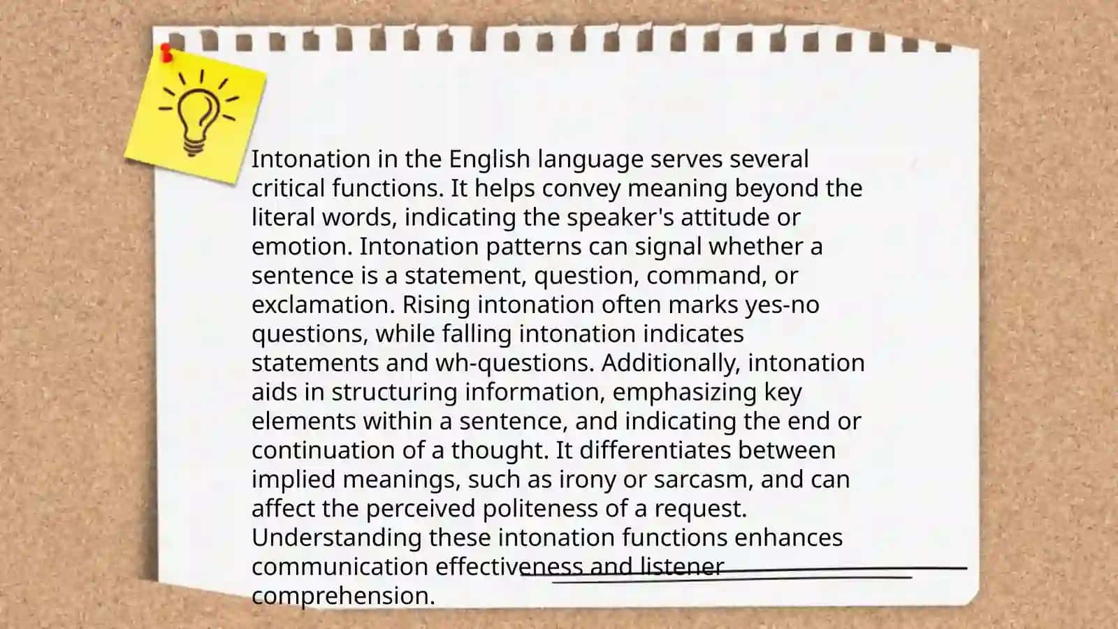 Intonation in English 4