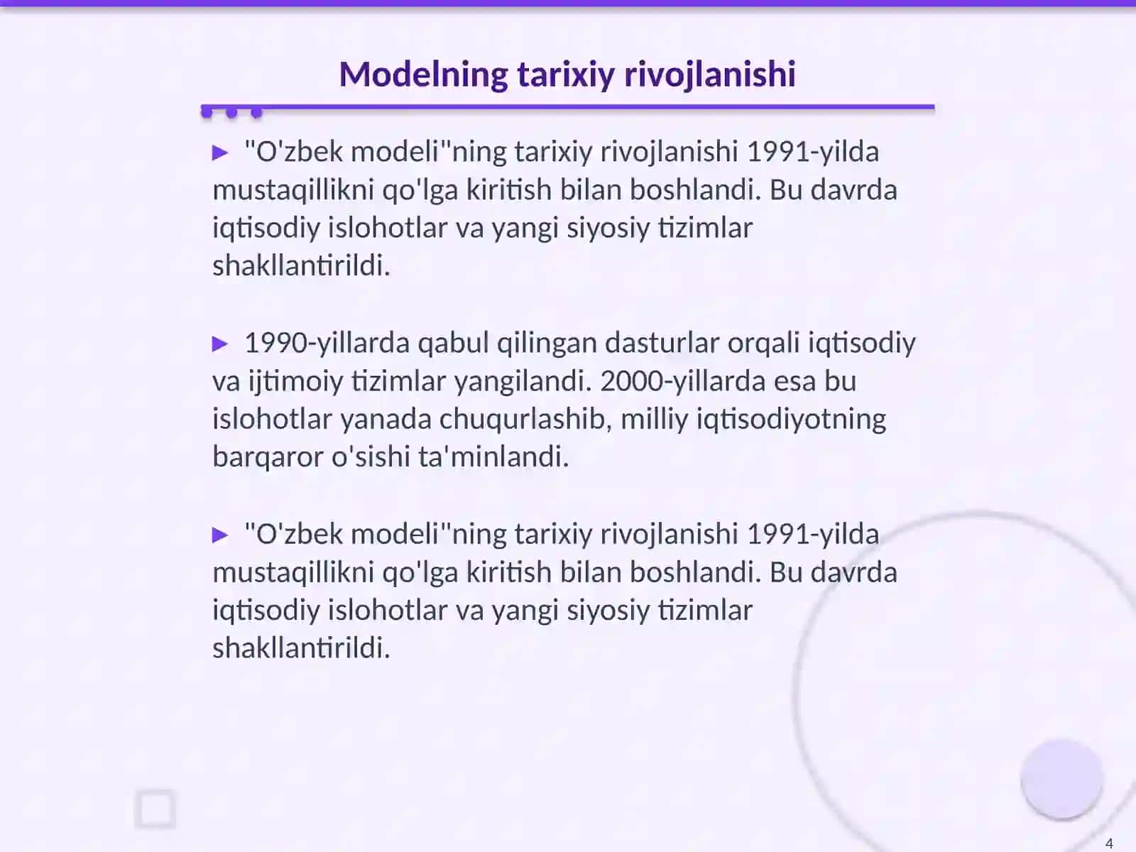 O'zbek modeli 4