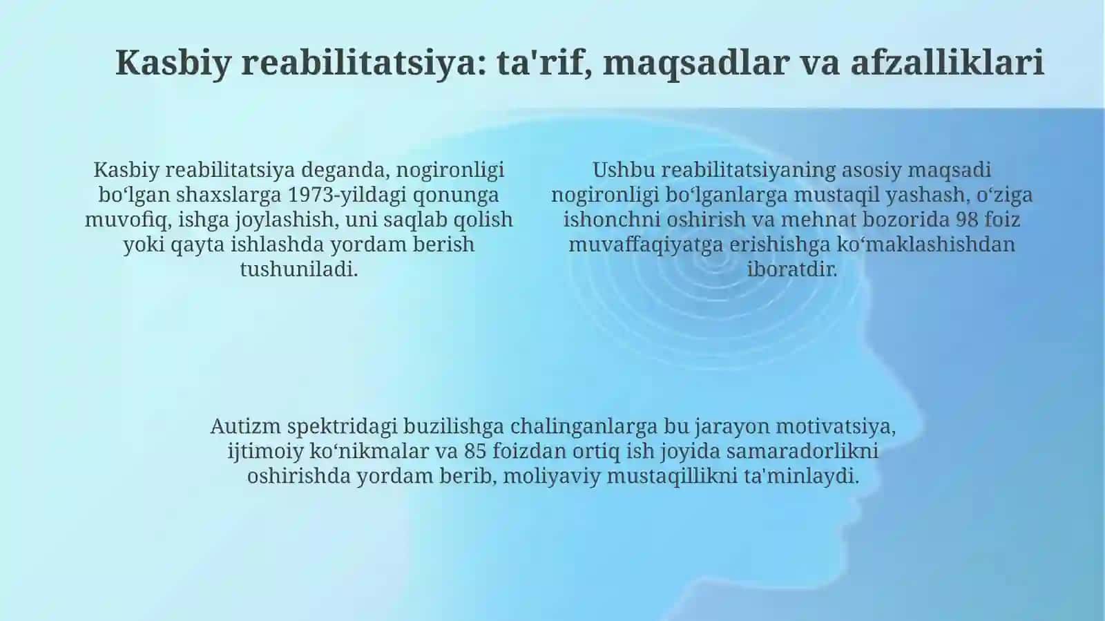 Autizm spektridagi buzilish 4