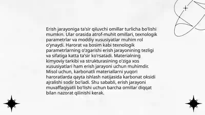 Erish jarayonining nazariy asoslari 4