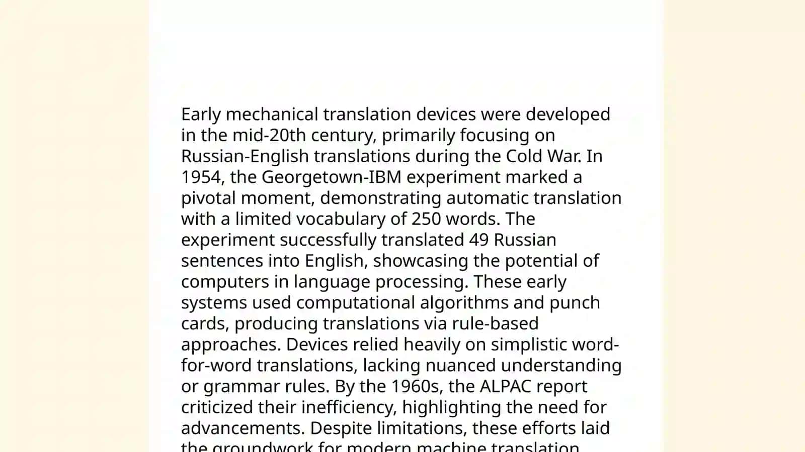 History of Machine Translation 4