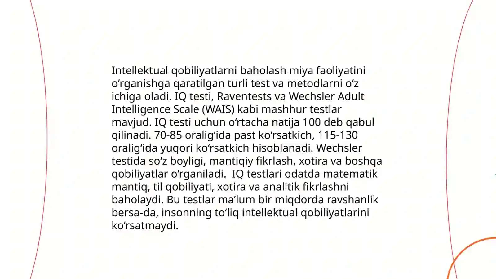 Psixodiagnostik tekshiruv va tadqiqotlar 4
