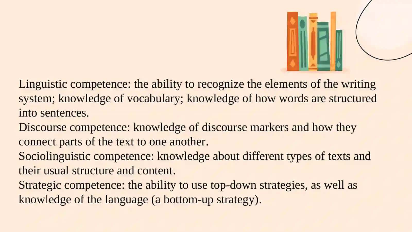 Reading as a goal and means of ELTE 4