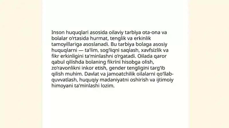 Oilada ona-vatan sevgisini shakllantirish 4