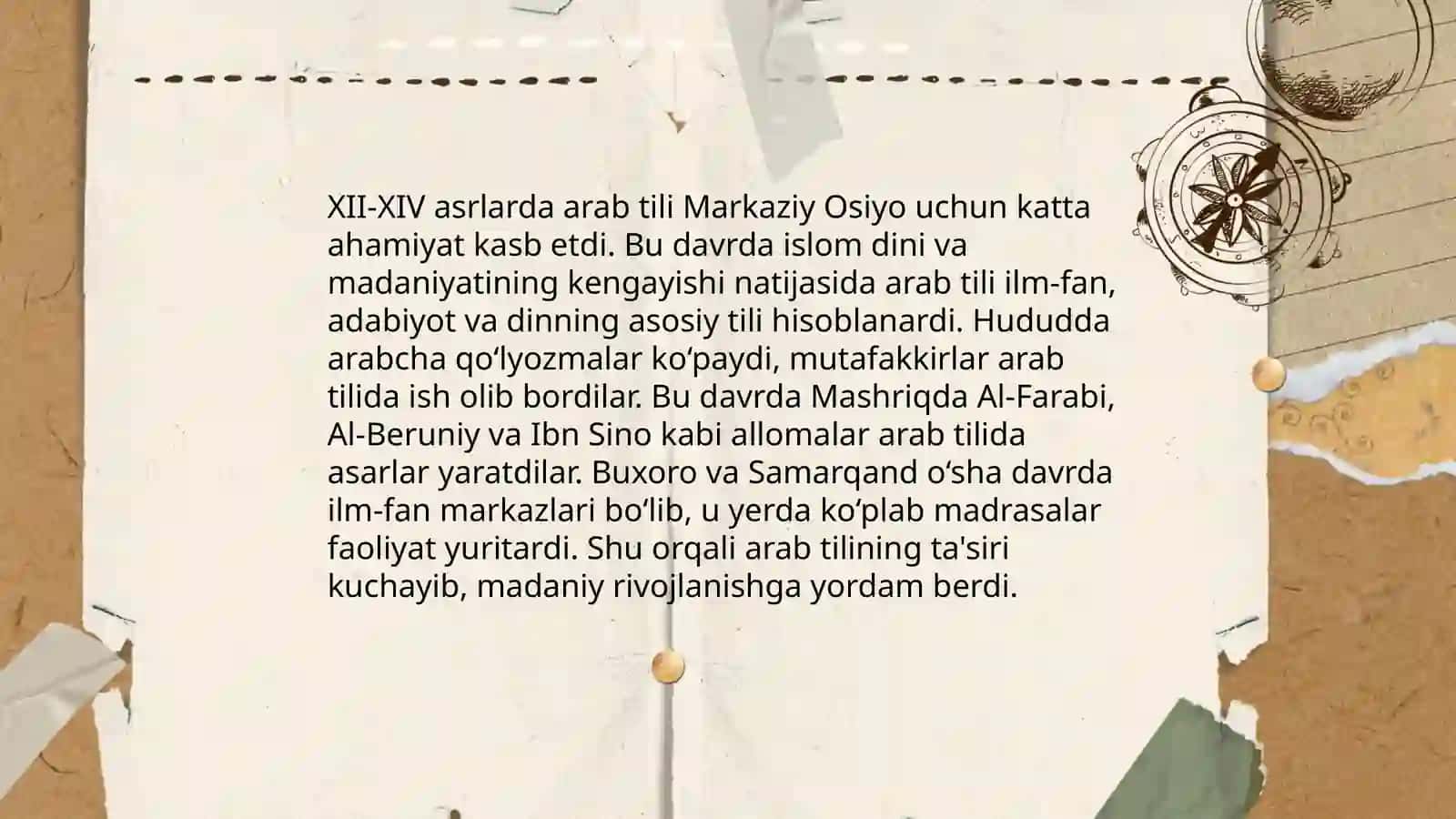 O'zbek tilining shakillanishida boshqa tizimdagi tillarning o'rni 4