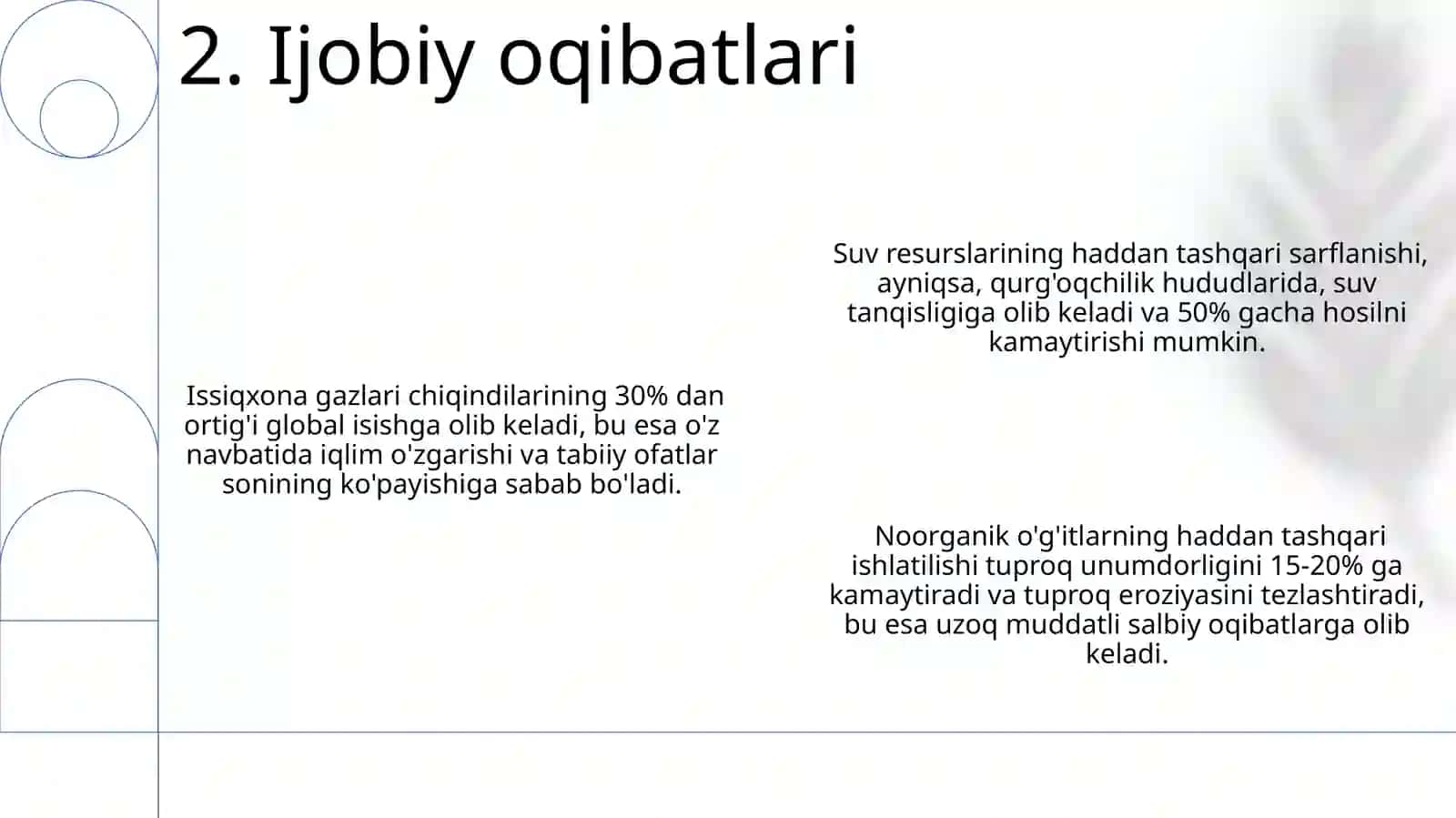 Issiqxona samarasi va uning oqibatlari 4