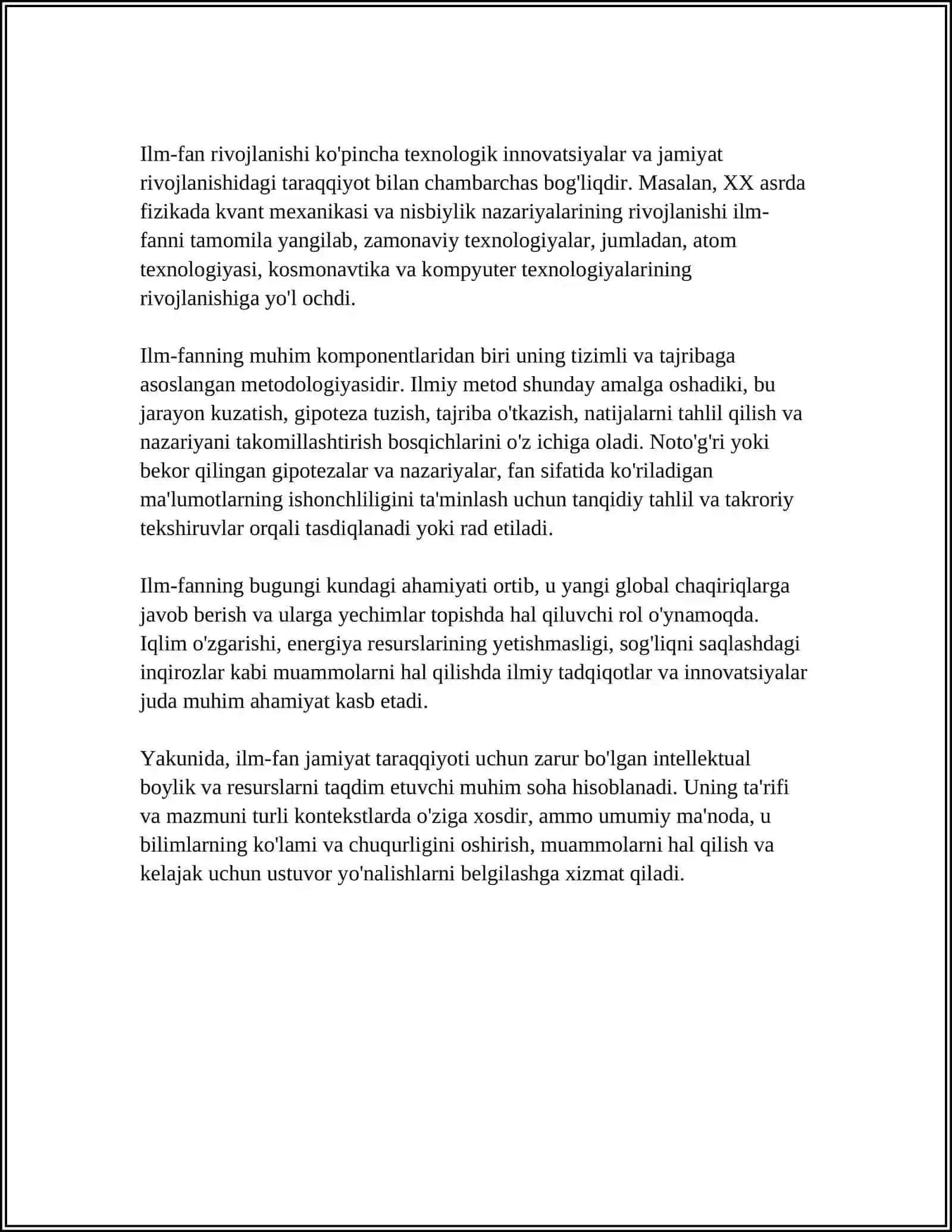 ILMNING ASOSIY TUSHUNCHALARI VA KATEGORIYALARI 4