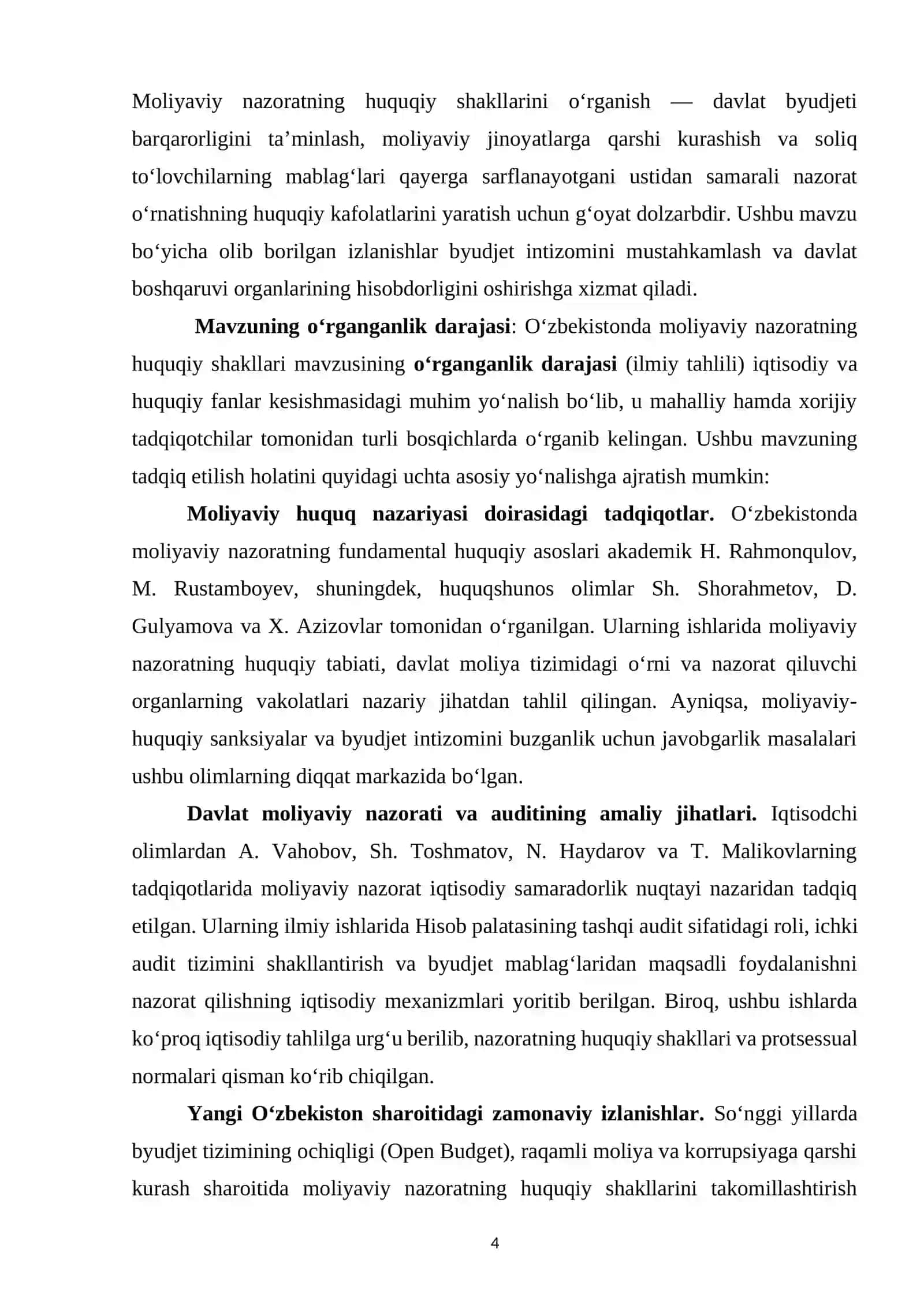 O‘zbekistonda moliyaviy nazoratning huquqiy shakllari. 4