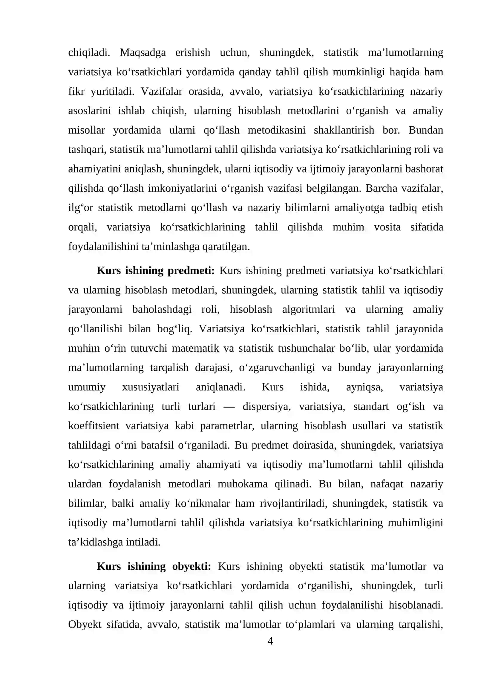 VARIATSIYA KOʻRSATKICHLAR 4