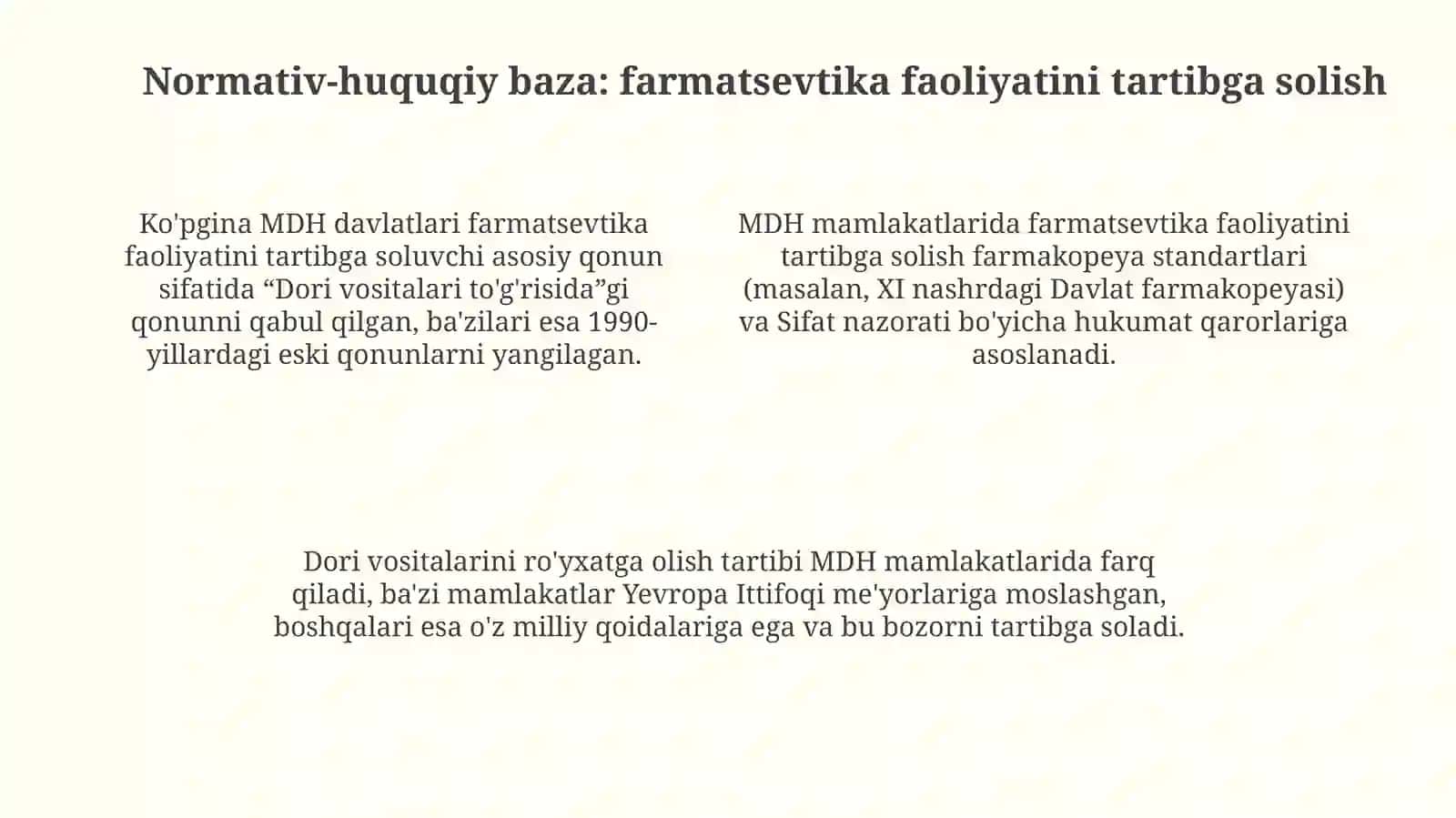 MDH davlatlarida farmatsiyanirivojlanishi 4