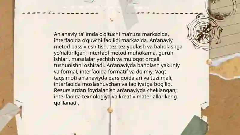Ta'lim metodlari va vositalari 4