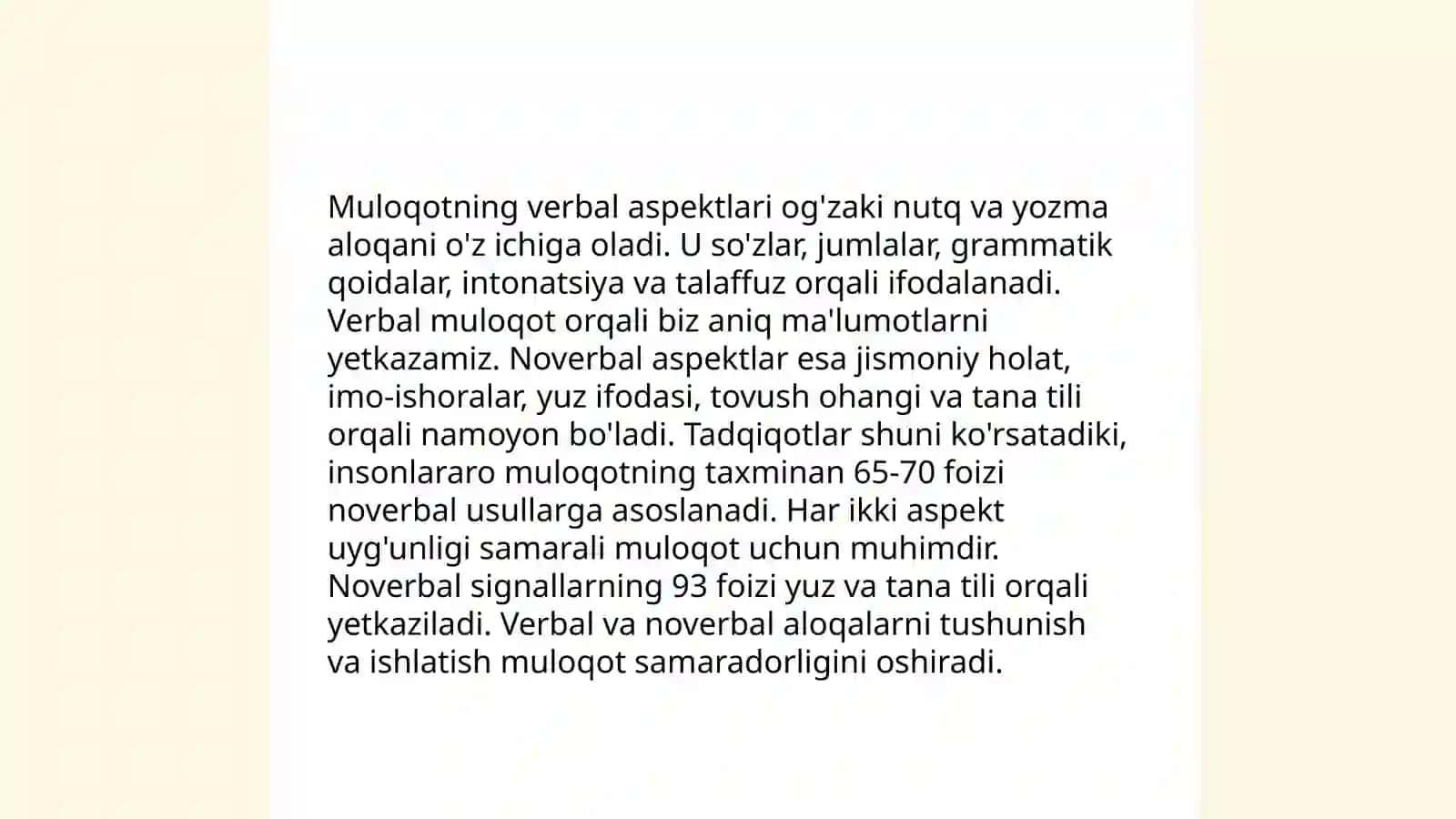 Shaxslararo muloqotning umumiy tamoyillari 4