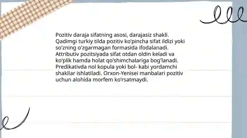 Qadimgi turkiy tilda sifat darajalari 4