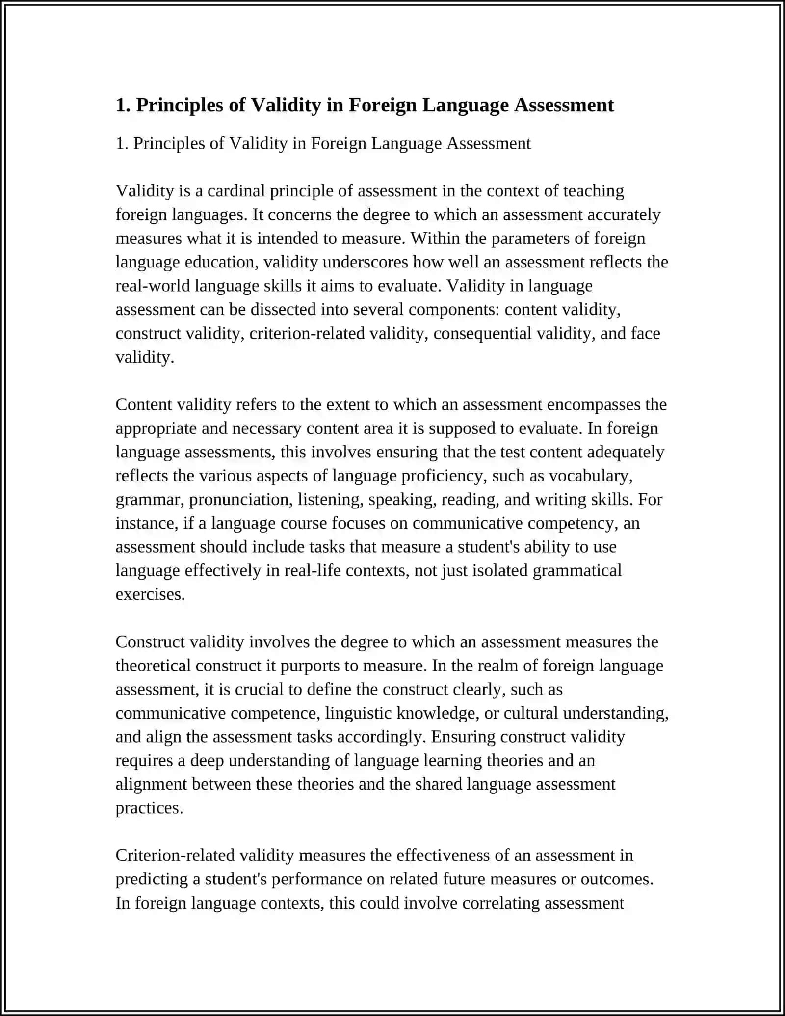 ASSESSMENT IN TEACHING FOREIGN LANGUAGES 4