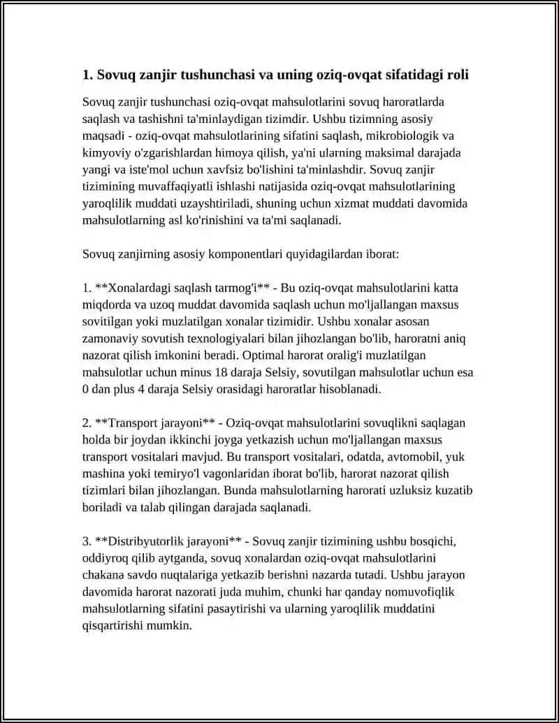 SOVUQ ZANJIR TIZIMI (COLD CHAIN) 4