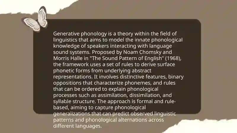 Distinctive Feature Theory 4