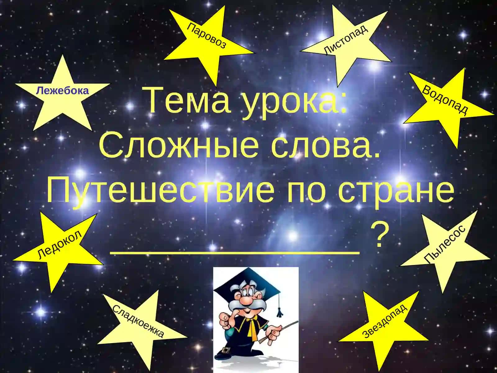 Урок русского языка «Сложные слова» 4