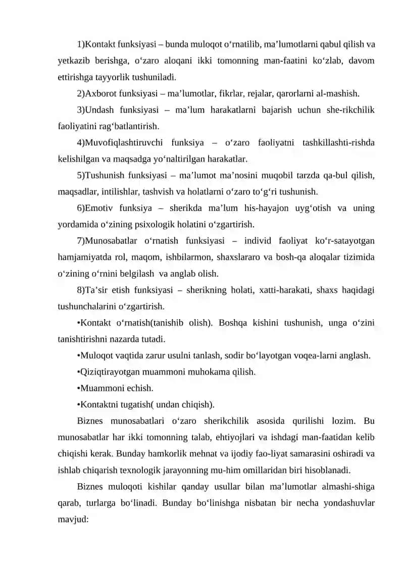 BIZNESDA NORASMIY QABULLAR O‘TQAZISH TARTIBI 4