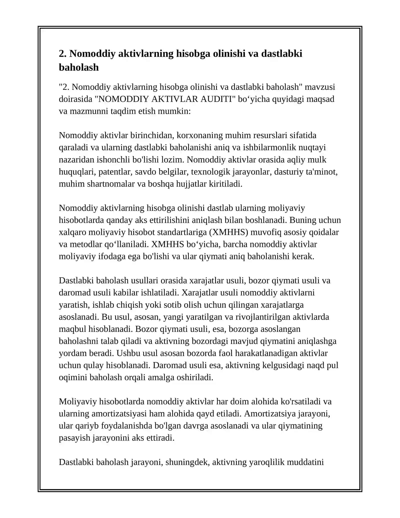 NOMODDIY AKTIVLAR AUDITI 4