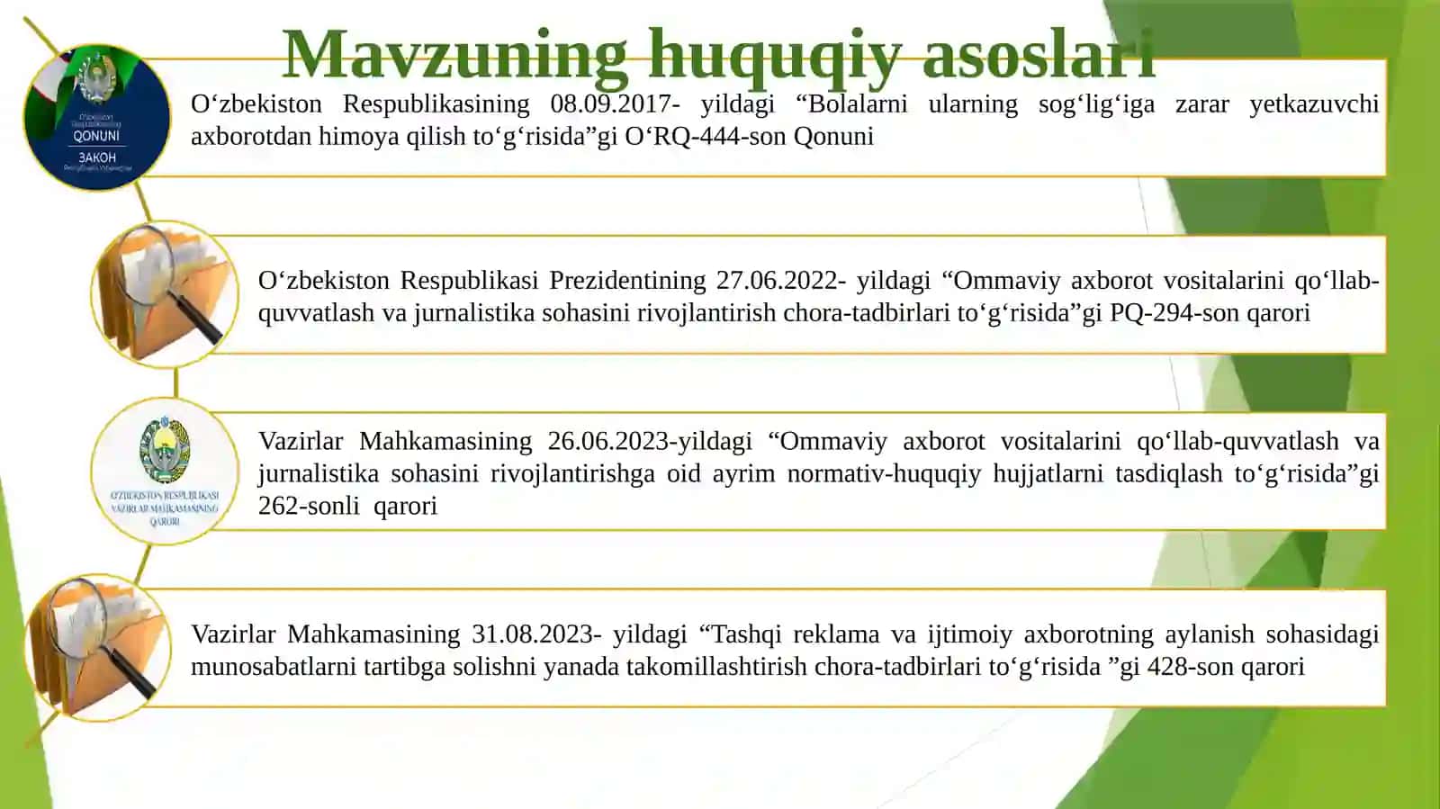 MAKTABDA AXBOROT RESURSLARIDAN UNUMLI FOYDALANISH. 4