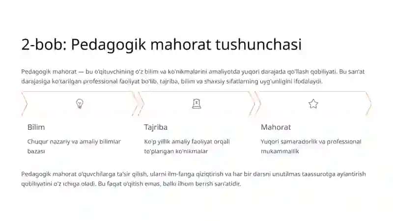Pedagogik kompetentlik va pedagogik mahorat tushunchasi 4