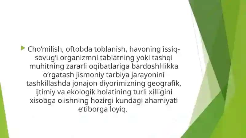 TABIATNING SOG‘LOMLASHTIRUVCHI KUCHLARI VA GIGIYENIK OMILLAR 4