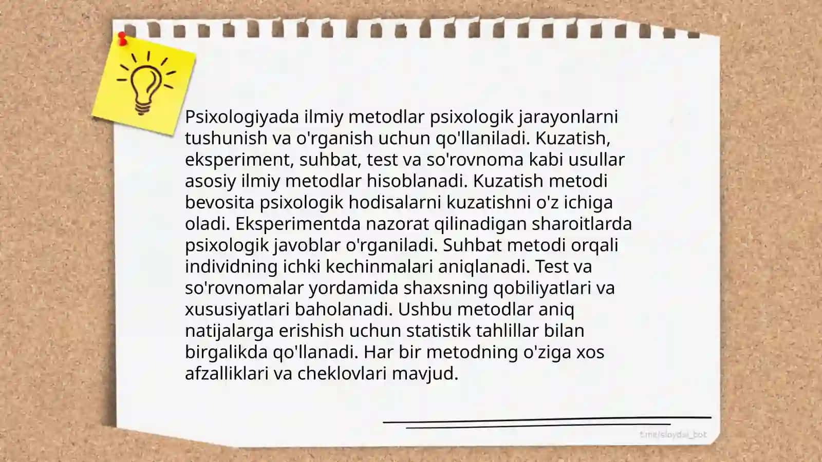 Eksperimental psixologiyaning ilmiy bilimlar tizimidagi oʻrni 4