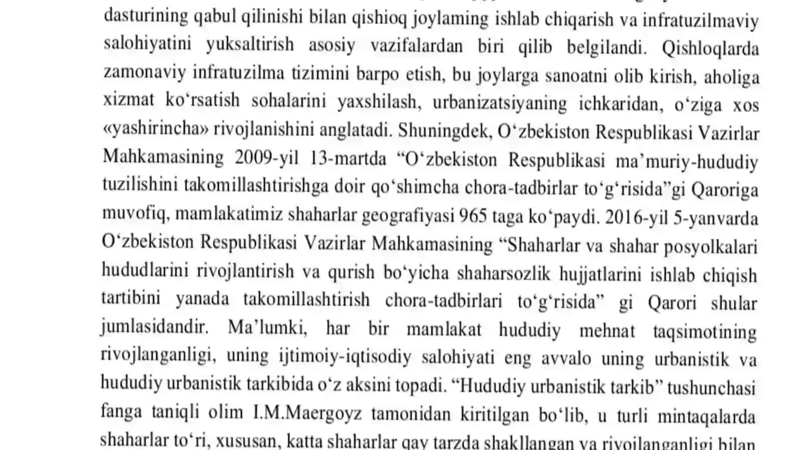 Mustaqillik davrida respublikamizda urbanizatsiya jarayoni xususiyatlari 4
