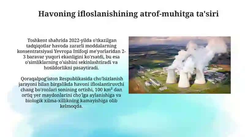 Havoning ifloslanishi 4