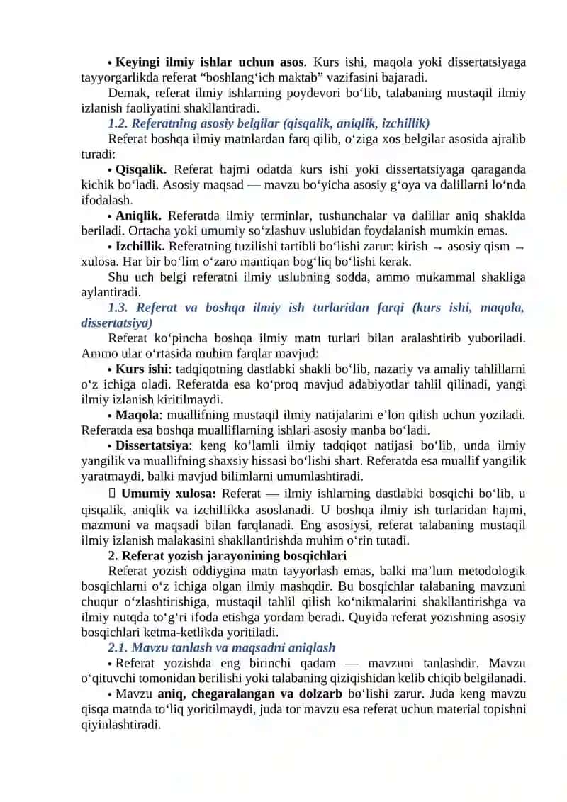 Referat yozish qoiqalari 4