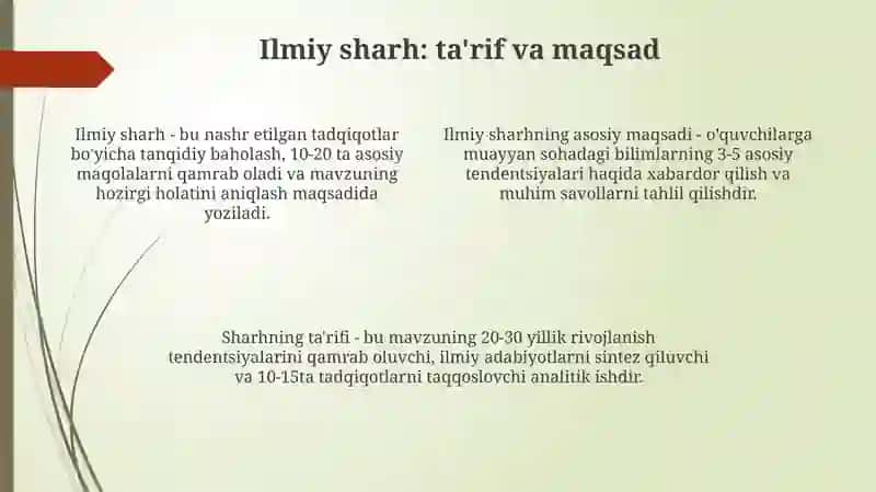 Ilmiy uslub janrlari 4