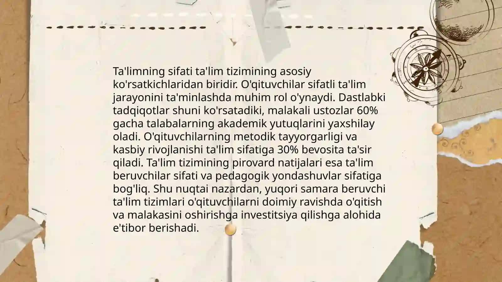 Ustoz va o'quvchi munosabatlari 4