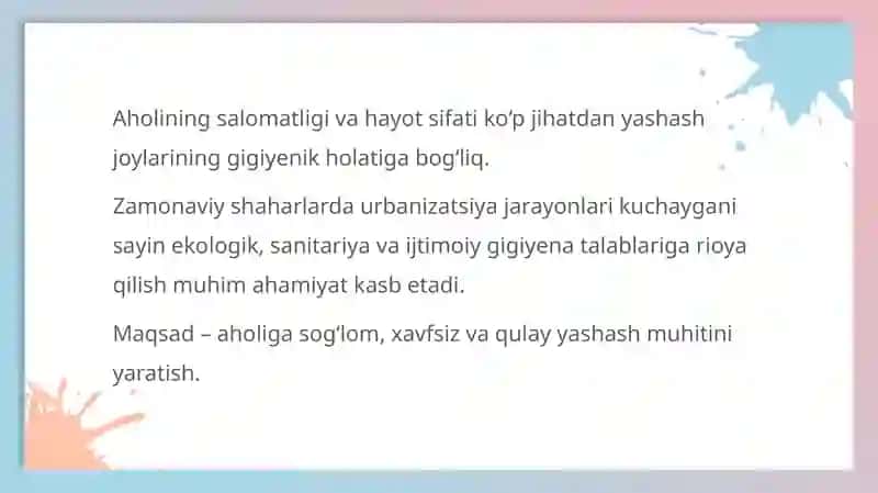 Zamonaviy Turar-Joylar va Shaharlar 4