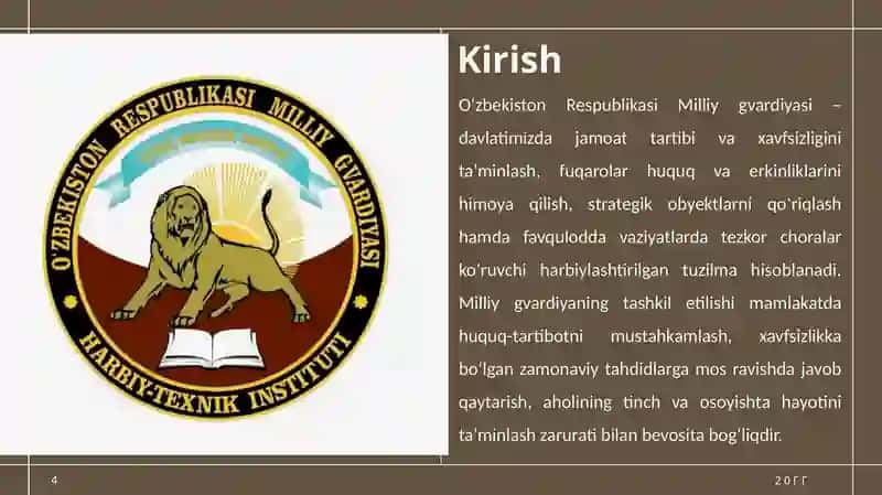O‘zbekiston Respublikasi Milliy gvardiyasi 4