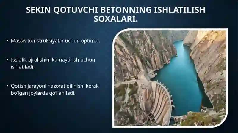 Sekin Qotuvchi Betonlar 4